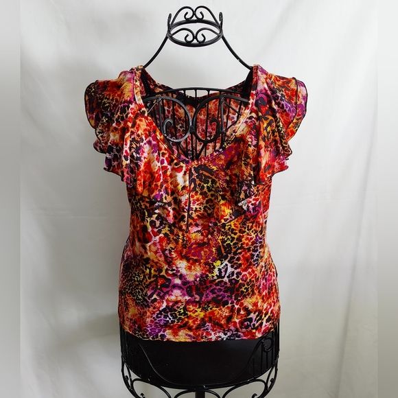 RACHEL Rachel Roy - Multicolor Animal Print, Large - Picture 1 of 4